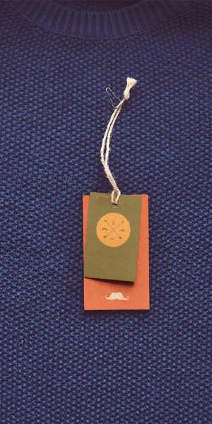 MUSTACHIO CLOTHING TAG
